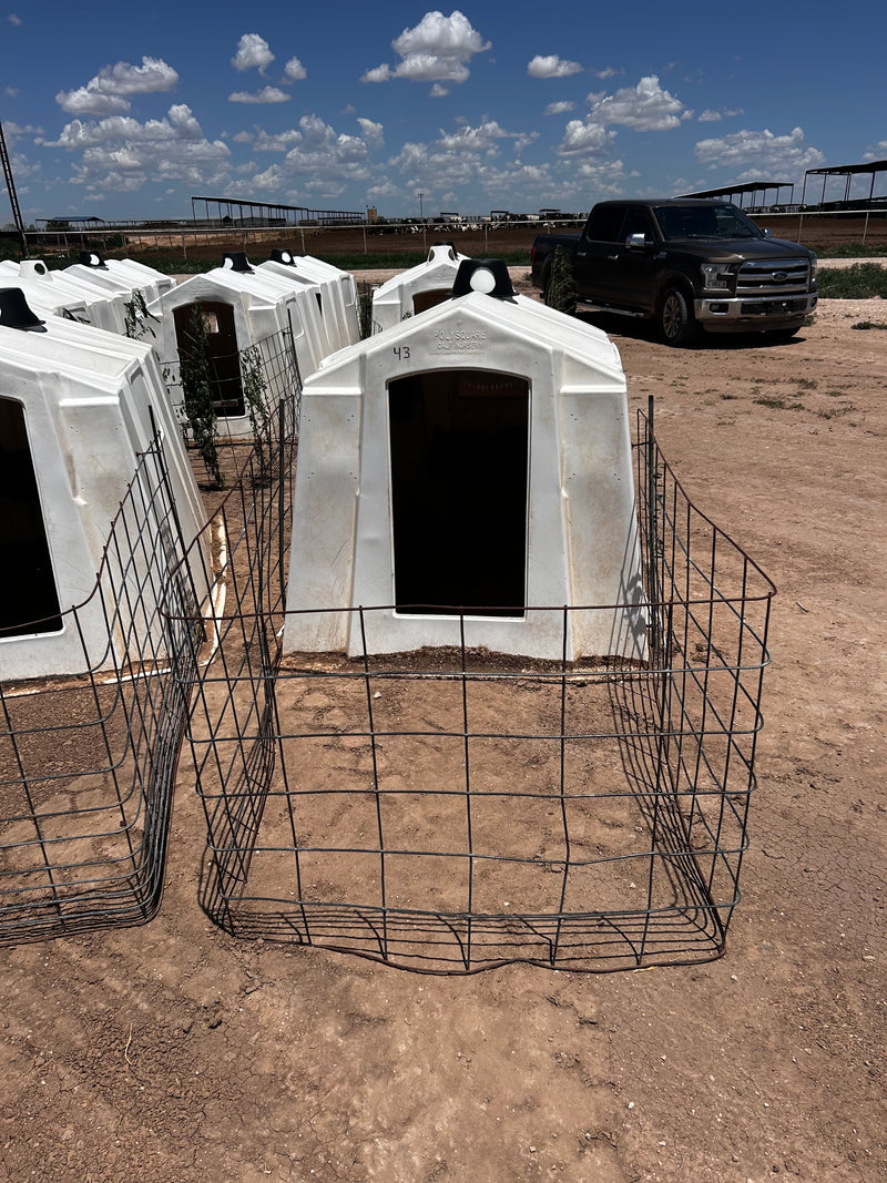 #DD2287 - Calftel and Polly Square Calf Hutches - NM